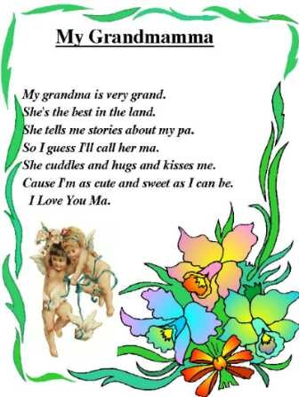 Poem for Grandmamma