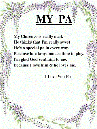 Poem for Pa Clarence